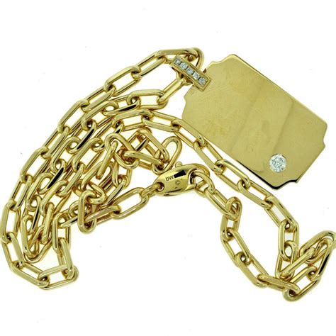 collar cartier|tiffany dog tag.